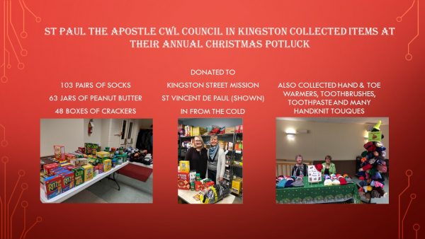 CWL Kingston St Paul the Apostle donations